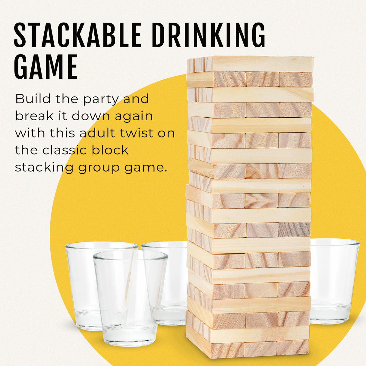 Savoy Stackable Drinking Game