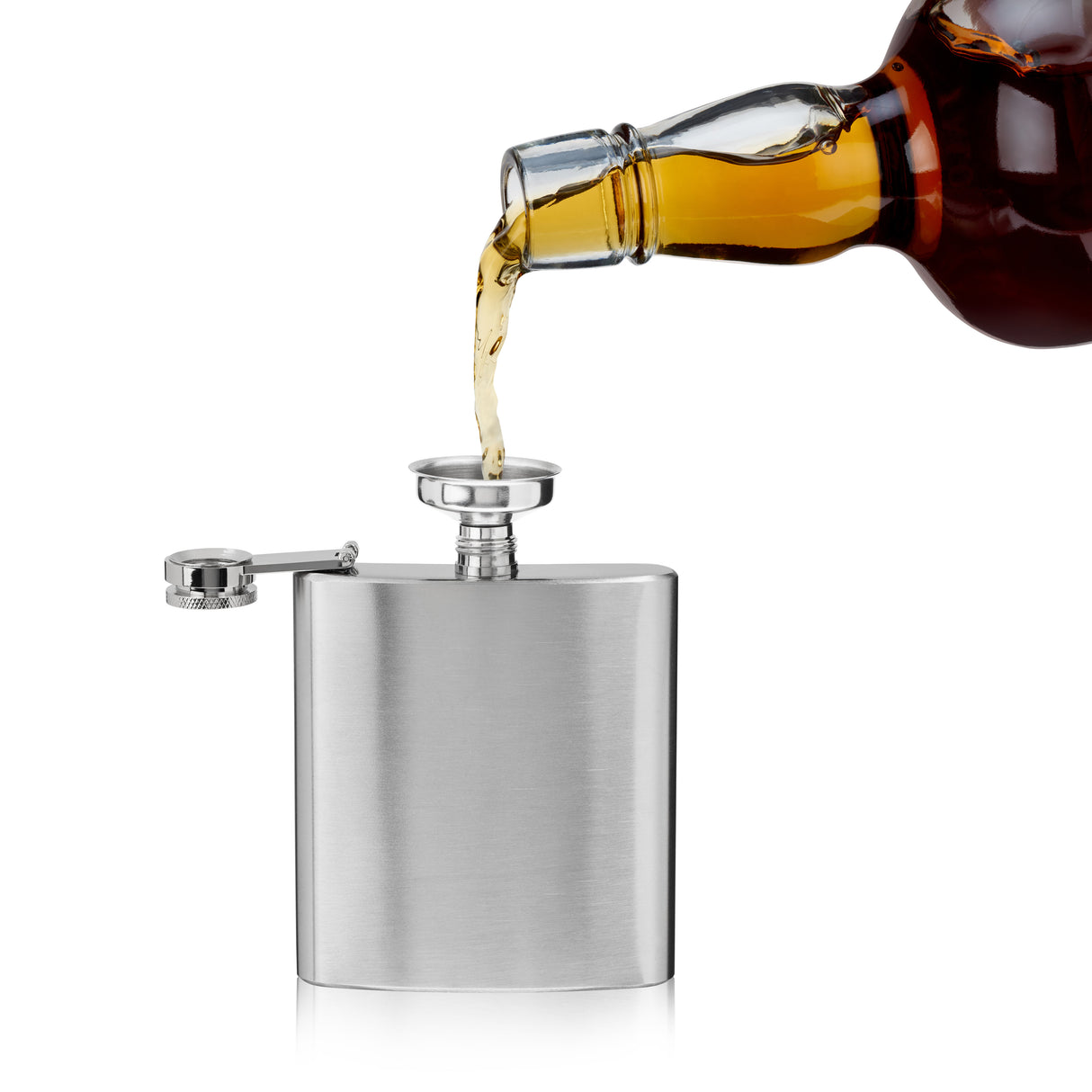 Trueflask 6 oz Stainless Steel Flask, Bulk