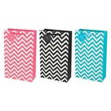 Chevron Two Bottle Wine Bag in Assorted Colors