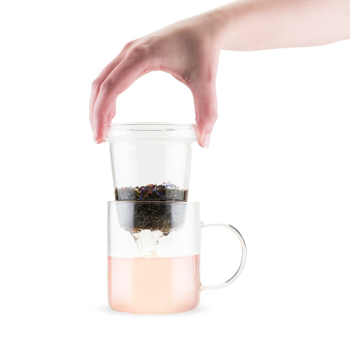 Blake Glass Infuser Mug