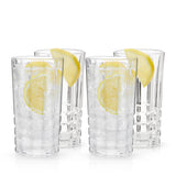 Highland Crystal Highball Tumblers, Set of 4