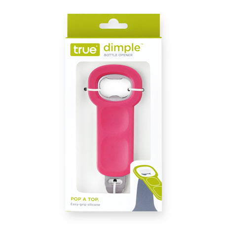 Dimple Bottle Opener in Assorted Colors, CDU 12ct