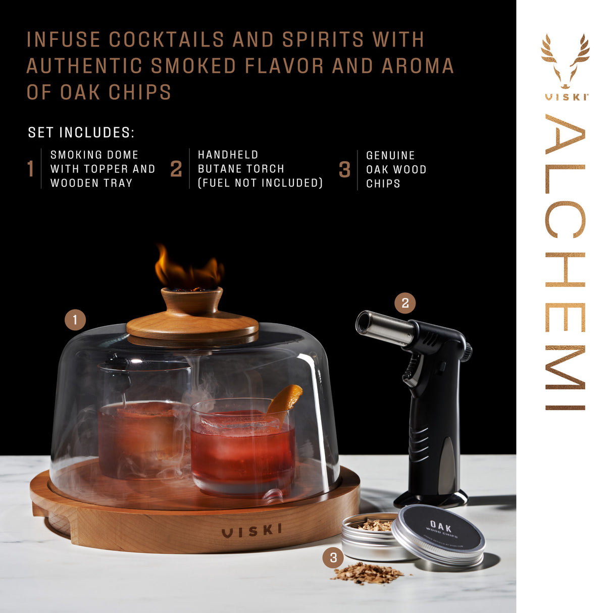 Alchemi Cocktail Smoking Dome Kit