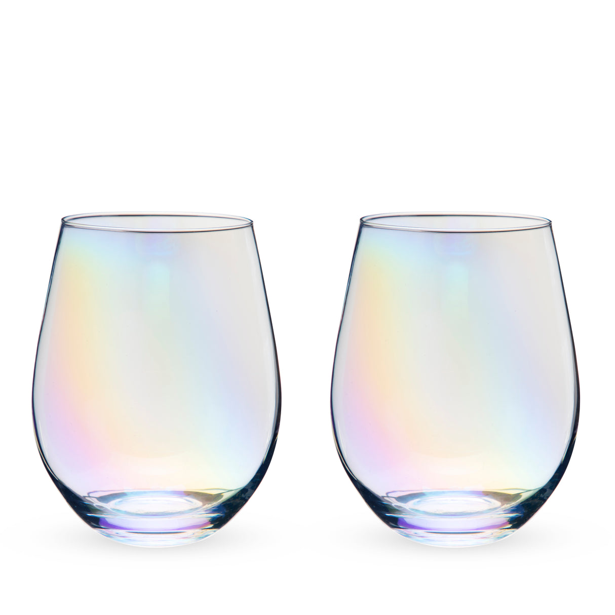 Luster Stemless Wine Glasses, Set of 2