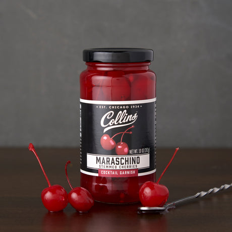 Stemmed Cocktail Cherries, 10 oz