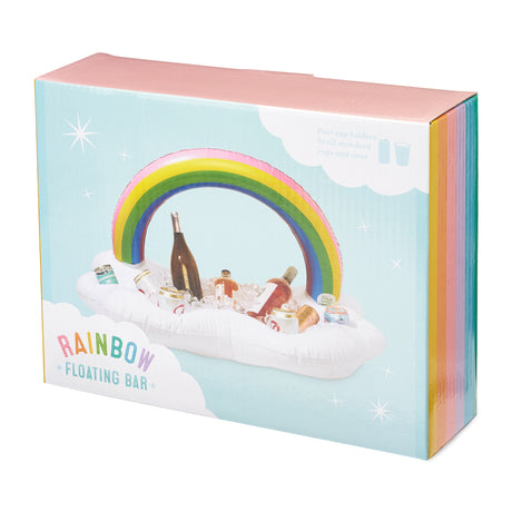 TrueZoo Inflatable Rainbow Floating Bar