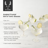 Raye Crystal Gin & Tonic Glasses, Set of 4