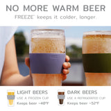 Beer FREEZE Cooling Cup in Collegiate Colors, CDU 9ct