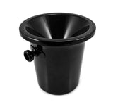 Spittoon Plastic Wine Tasting Dump Bucket in Black