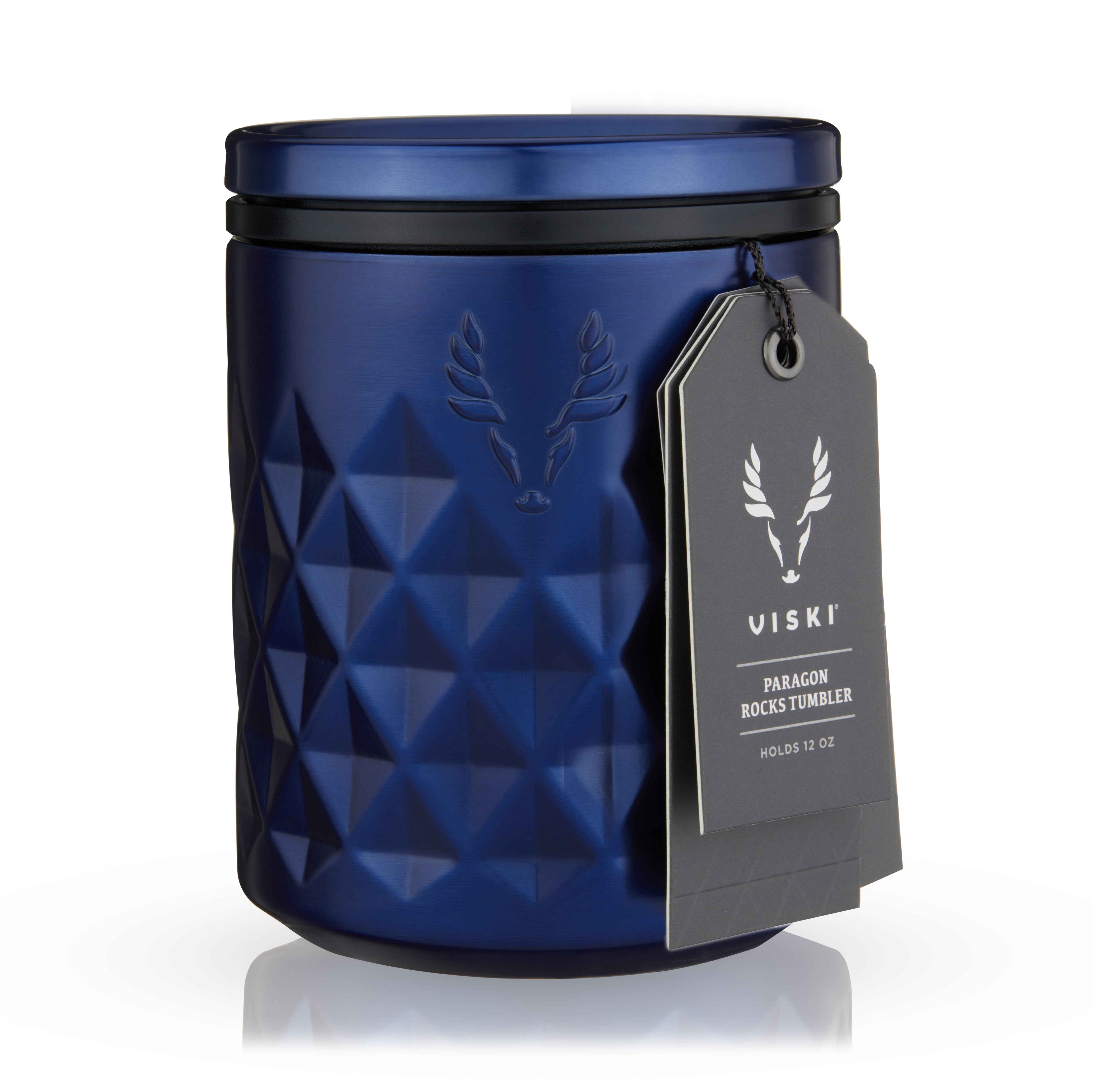 Paragon Stainless Steel Rocks Tumbler in Electric Blue - Thumbnail 3