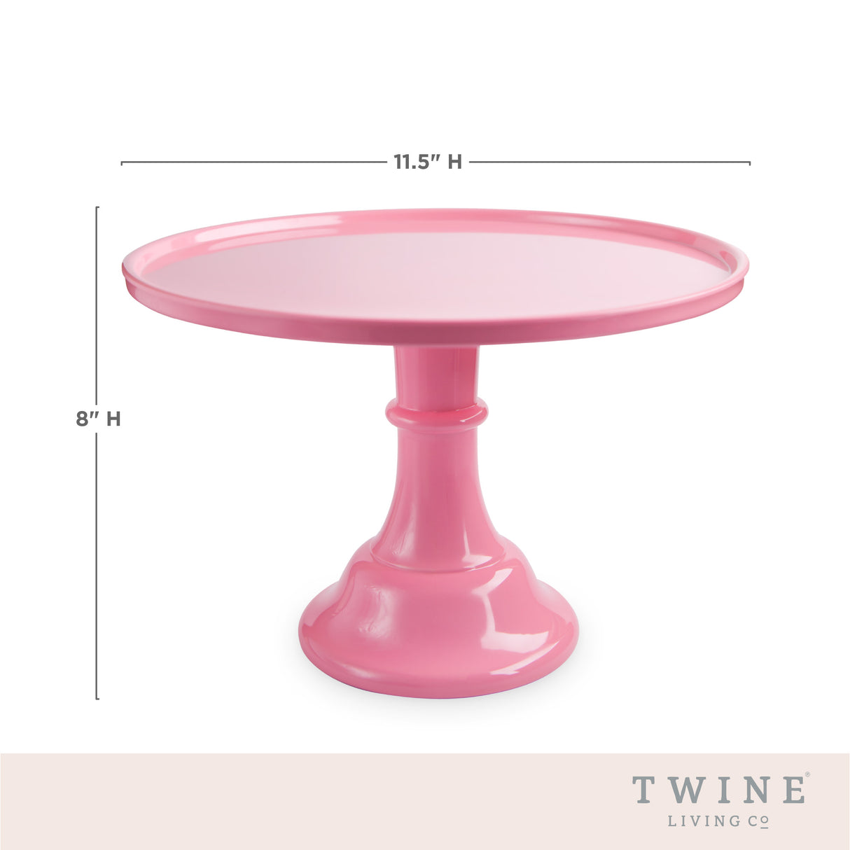 Melamine Cake Stand in Pink