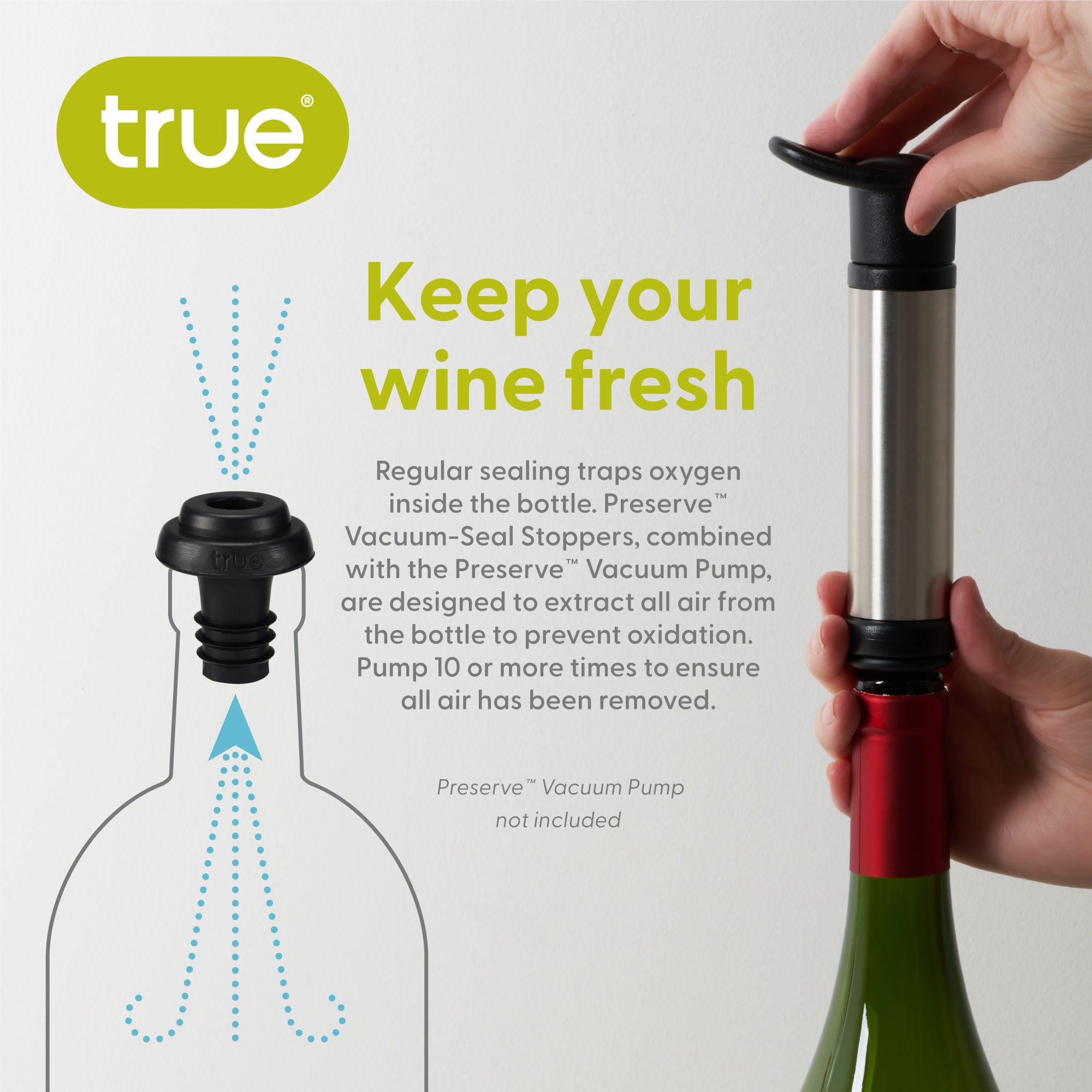 TRUE Preserve Vacuum Stopper - Thumbnail 3