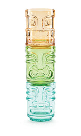 TrueZoo Tiki Trio Shot Glasses in Assorted Colors, Set of 3, CDU 12ct