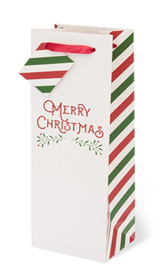 Merry Christmas Liquor Bottle Bag