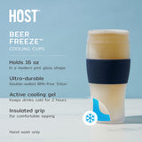 Beer FREEZE Cooling Cup in Collegiate Colors, CDU 9ct