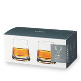 Burke Crystal Whiskey Glasses, Set of 2