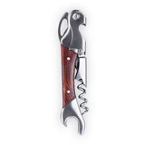 Admiral Double Opener Corkscrew in Stainless Steel