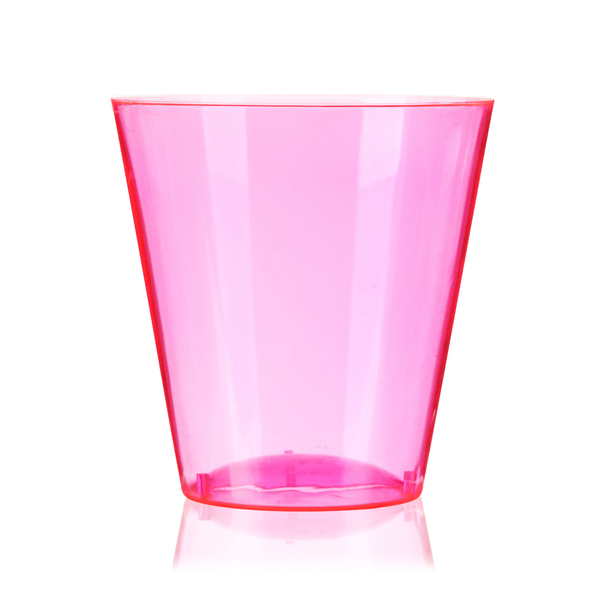 Party 2 oz Plastic Shot Glasses in Pink, Set of 60