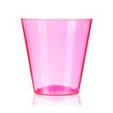 Party 2 oz Plastic Shot Glasses in Pink, Set of 60