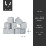 Glacier Rocks Soapstone Cubes, Set of 9