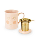 Annette Hello Beautiful Ceramic Tea Infuser Mug