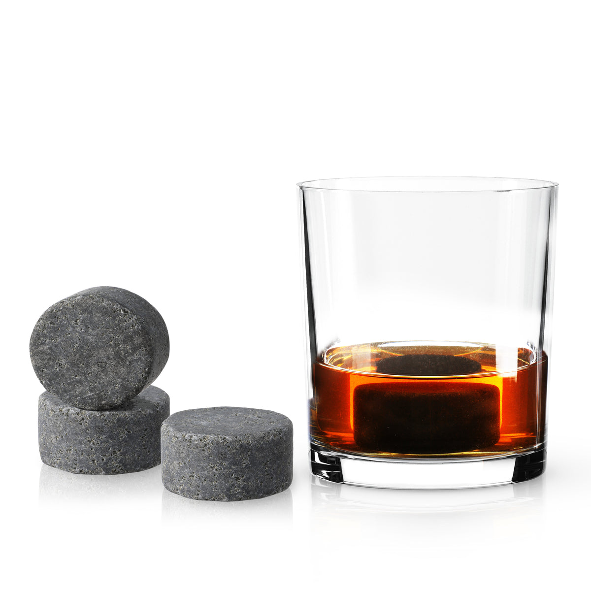 Glacier Rocks Whiskey Stones, Set of 4