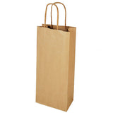 Single Bottle Kraft Bag with Handle