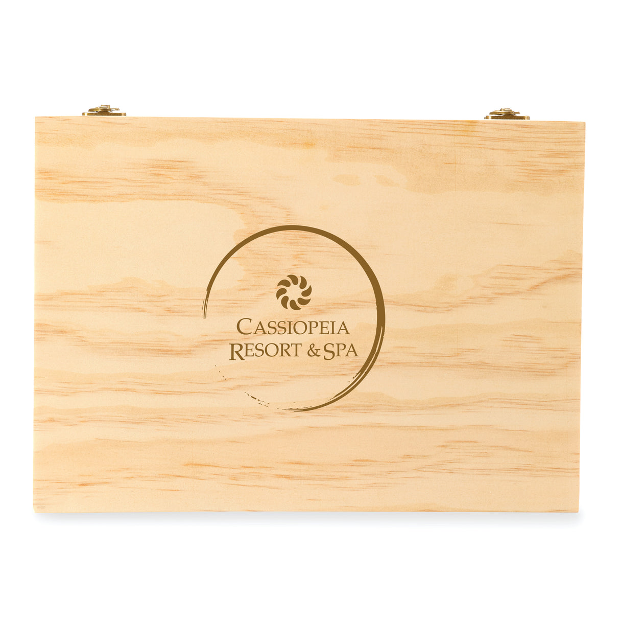 Celebrate Wood Champagne Box & Flutes Set