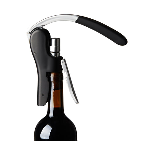 Lever Corkscrew and Stoppers, Set of 3