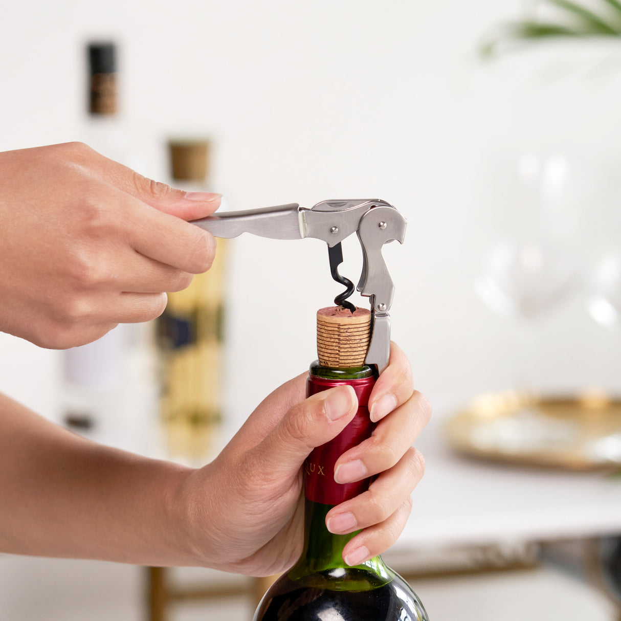 Truetap Waiter's Corkscrew in Stainless Steel