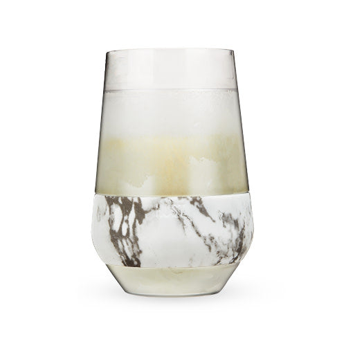 Wine FREEZE XL Cooling Cup in Marble