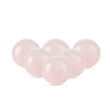 Rose Quartz Wine Gems, Set of 6