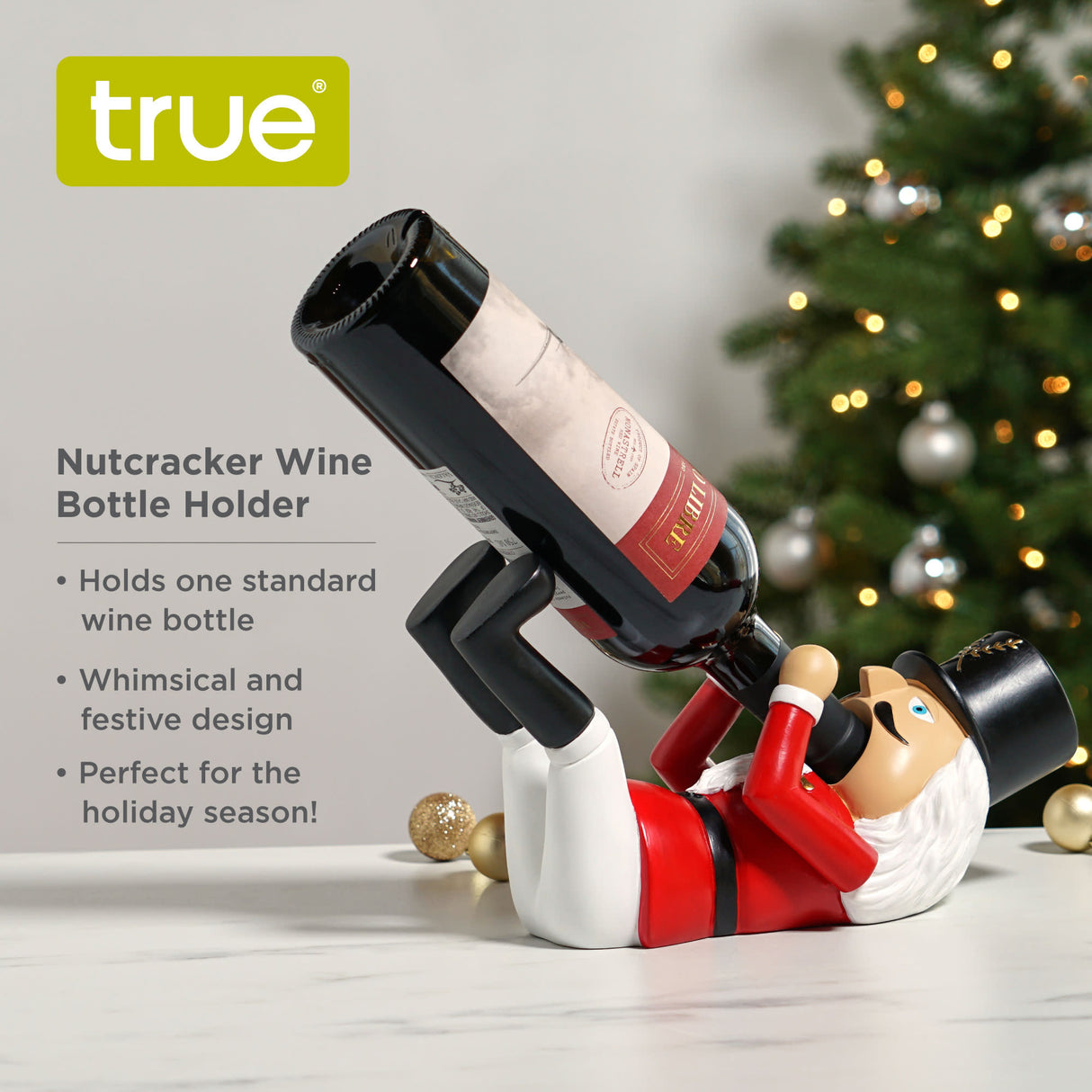 Naughty Nutcracker Bottle Holder