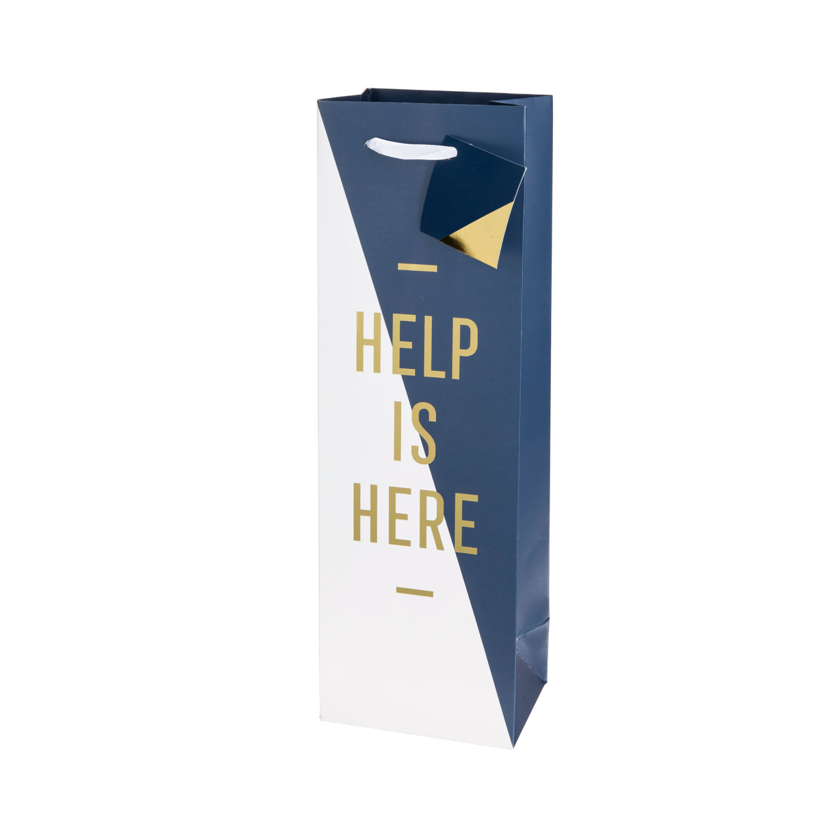 Help Is Here Single Bottle Wine Bag