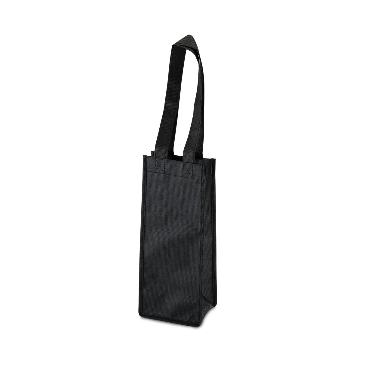 1-Bottle Non-Woven Tote in Black