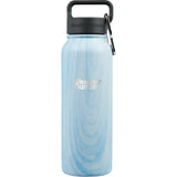 The Stein Water Bottle in Blue Wood, 21 oz