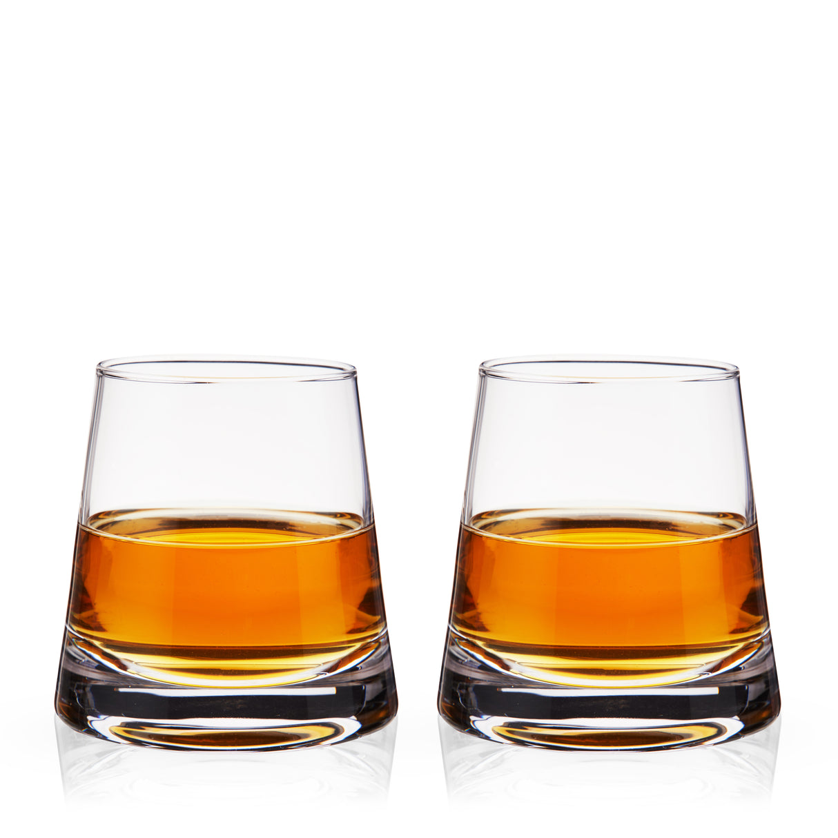 Burke Crystal Whiskey Glasses, Set of 2