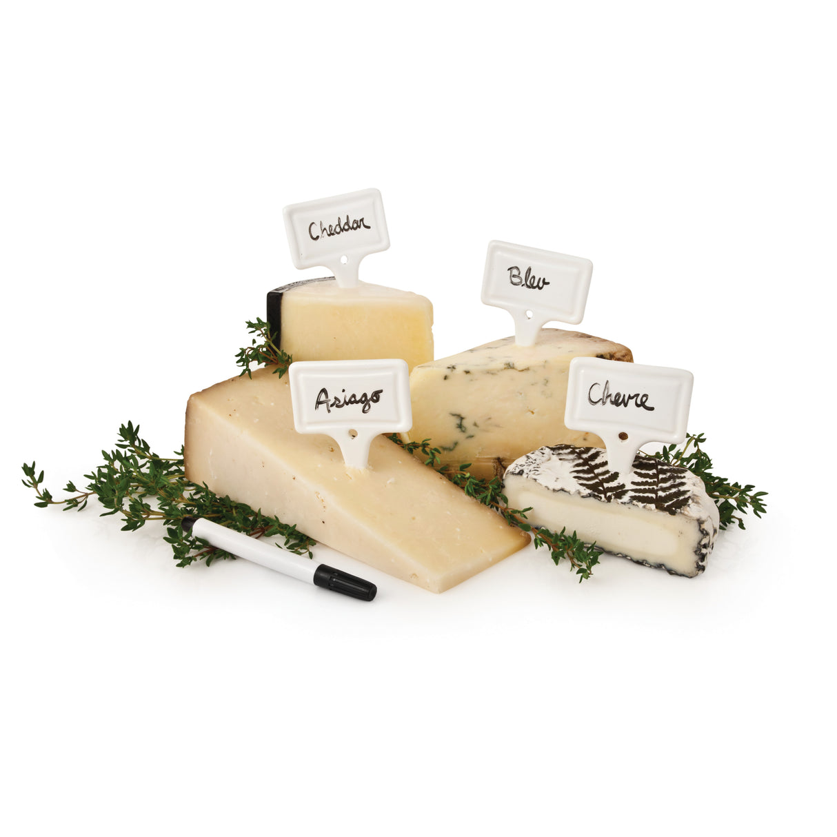 Tag Ceramic Cheese Labels