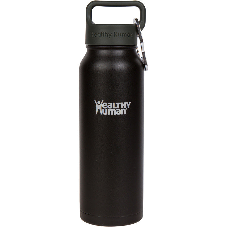 The Stein Water Bottle in Pure Black, 21 oz