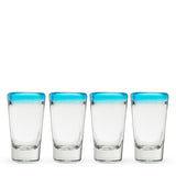 Segunda Vida Primavera Recycled Shot Glasses, Set of 4