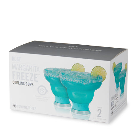 Margarita FREEZE Cooling Cup in Aqua, Set of 2