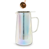 Annika Iridescent Glass Teapot & Infuser