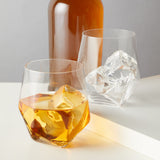 Seneca Crystal Faceted Tumblers, Set of 2