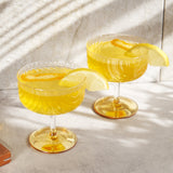 Deco Gatsby Coupes, Set of 2