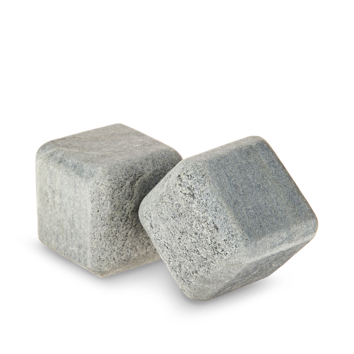 Glacier Rocks Large Soapstone Cubes, Set of 2