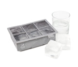 Colossal 2" Silicone Ice Cube Tray in Gray