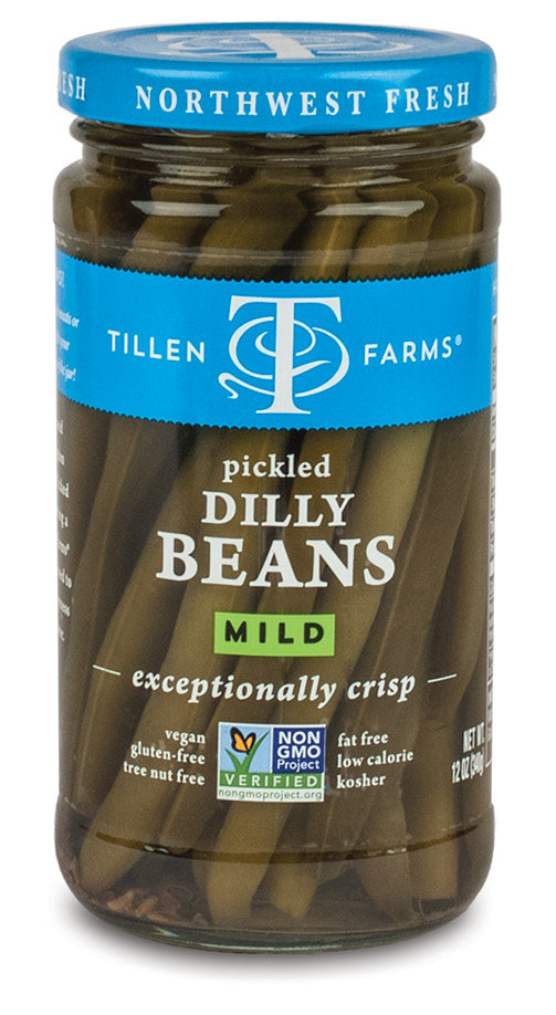 Tillen Farms Crispy Dilly Beans, 12 oz