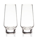 Raye Crystal Weighted Stemless Champagne Flutes, Set of 2